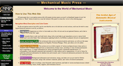 Desktop Screenshot of mechanicalmusicpress.com